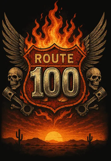 ROUTE 66 centennial artwork — shield