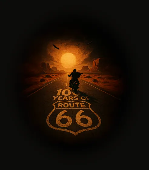 ROUTE 66 centennial artwork — the open road