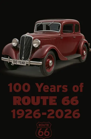 ROUTE 66 centennial artwork — car