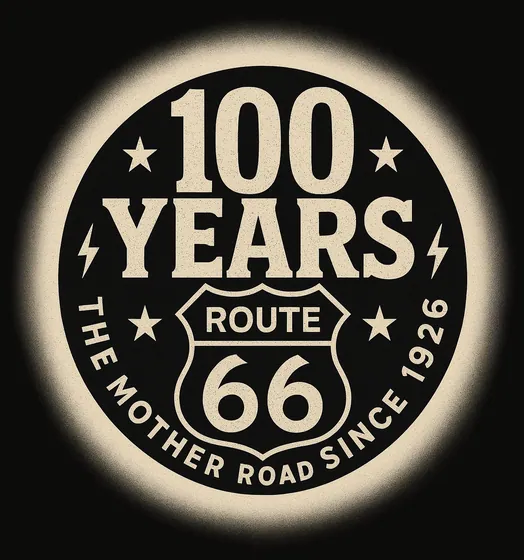 ROUTE 66 centennial artwork — emblem