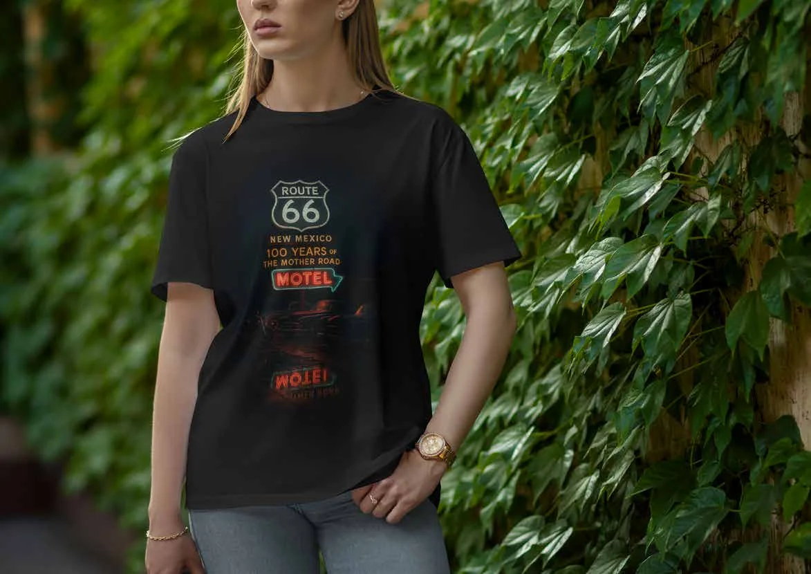 A centennial motel artwork T-shirt