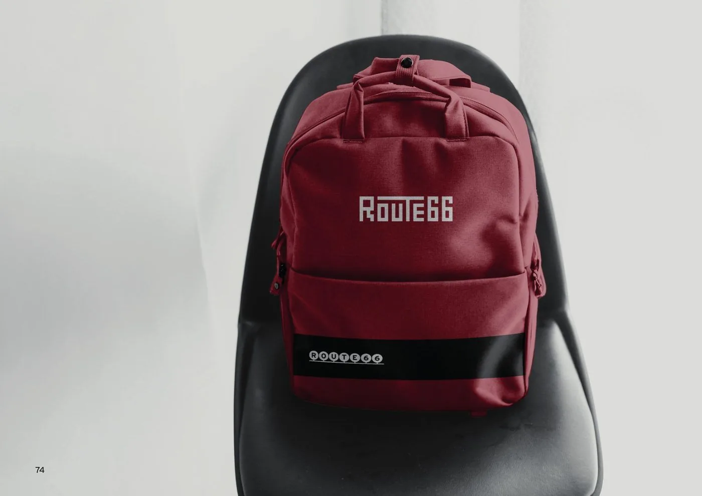 Red ROUTE 66 backpack