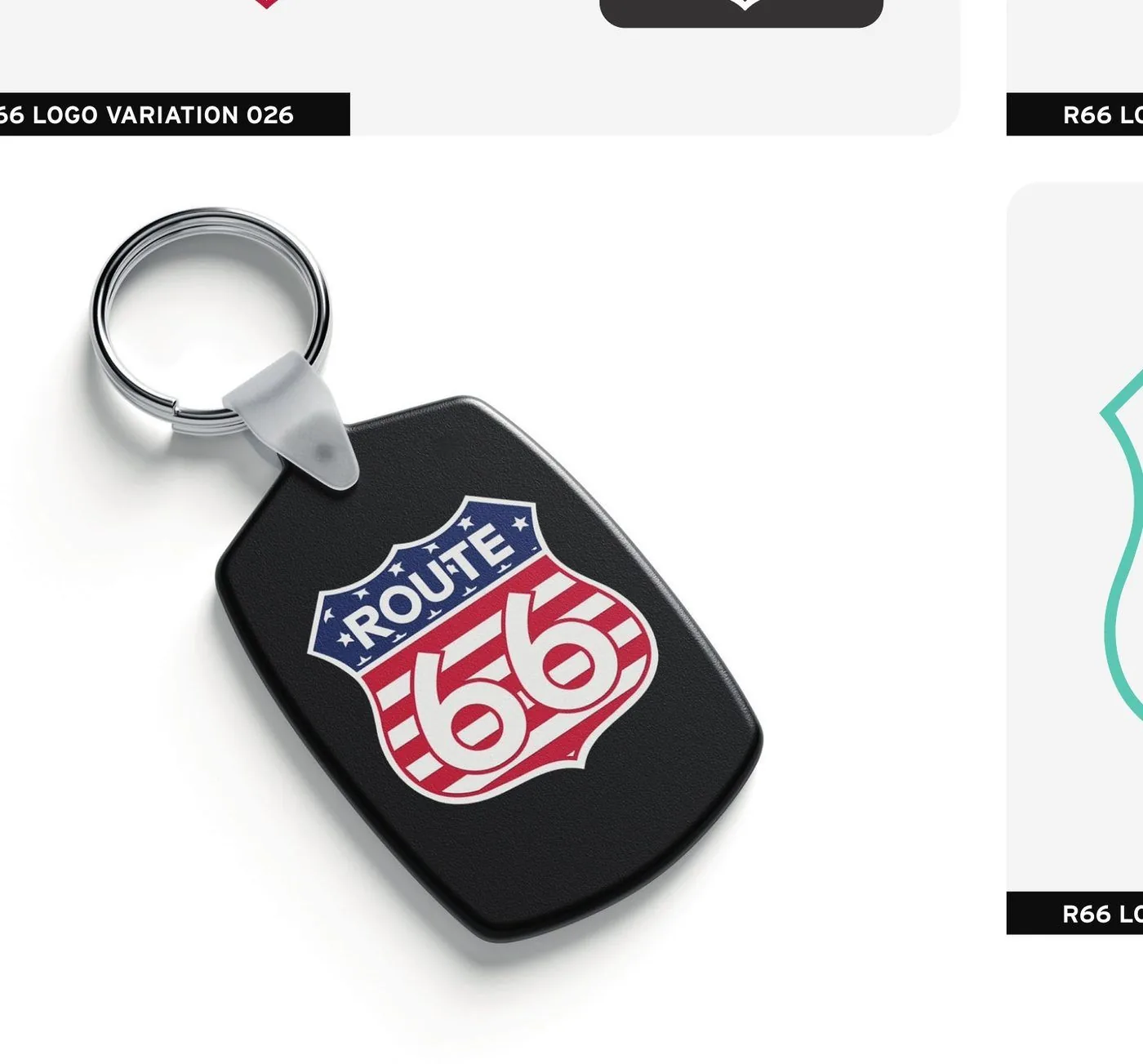 ROUTE 66 keyring