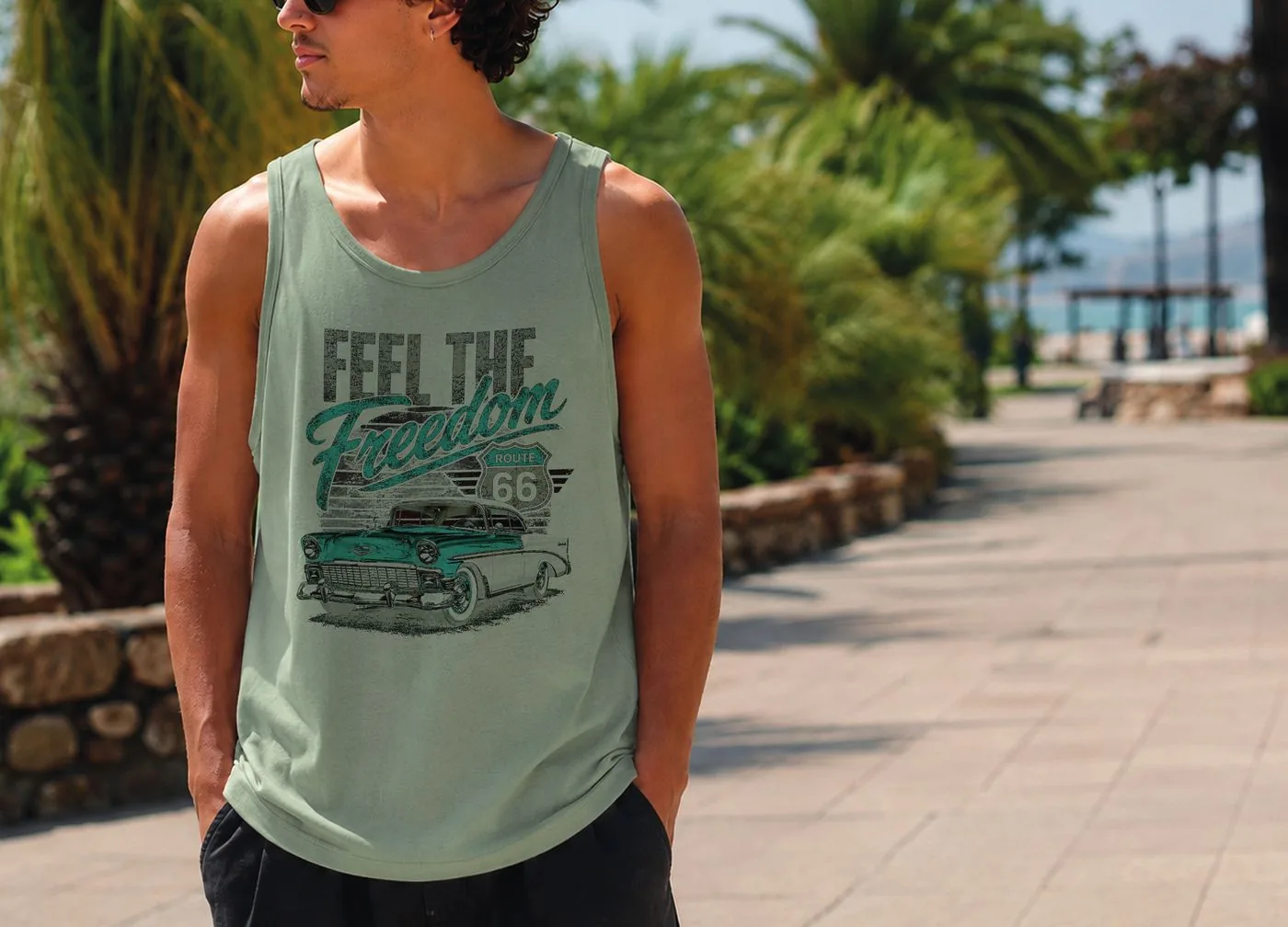 Feel the Freedom tank top